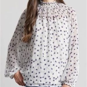 Elizabeth and James High Mocked Top